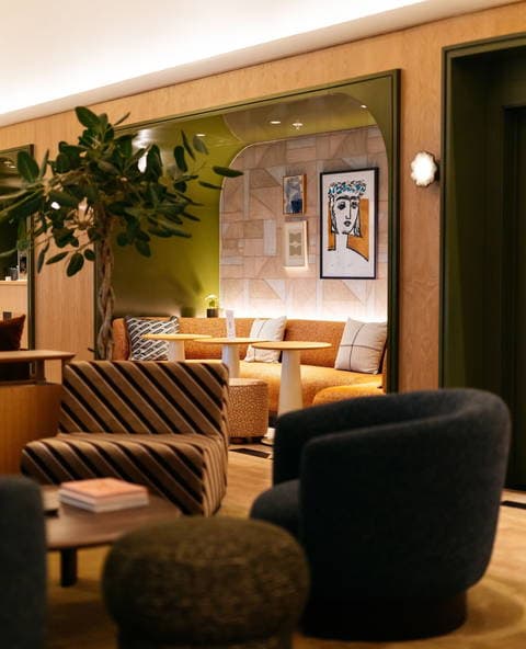 Step inside The Eades and the lobby sets the...