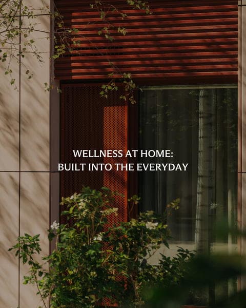 Wellness, built into the everyday at The Eades....