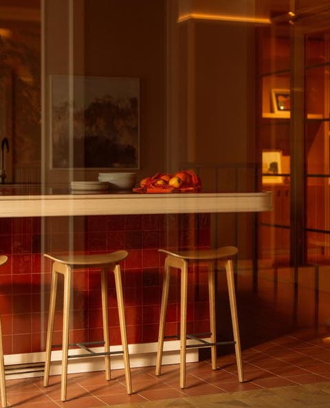 The kitchen on the first floor at The Eades is...